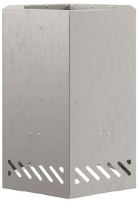 vidaXL Χωρίς Καπνό Φωτιά Πυρκαγιάς Εξαγώνιος 38x38x51 εκ Ανθεκτικός Χάλυβας