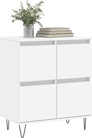 vidaXL Συρταριέρα Λευκή 60 x 35 x 70 εκ. από Επεξεργασμένο Ξύλο