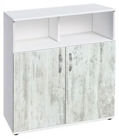 Τουαλέτα, Ava 2-1000 Λευκό με Crystal ματ, 100x90x43, Genomax Genom1210022195