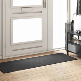 vidaXL Χαλάκι Εξώπορτας Άλλο Ανθρακί και Μαύρο 60 x 180 cm