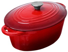 Γάστρα Iron 01-14599 38,7x22,8x17,5cm Red Estia Cast Iron