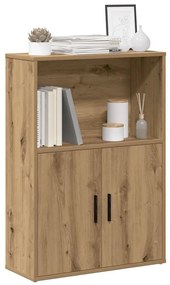 vidaXL Βιβλιοθήκη Αρτισιανή Δρυς 60x24x85 εκ. Επεξ. Ξύλο