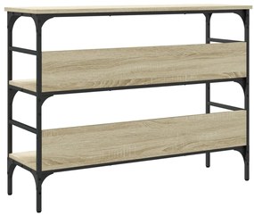 vidaXL Τραπέζι Κονσόλα Sonoma Δρυς 100x32x75 εκ. Επεξεργασμένο Ξύλο