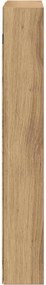 vidaXL Βιτρίνα Επιτοίχιο Artisan Oak 60 x 8,5 x 58 εκ