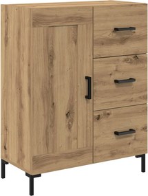 vidaXL Highboard Artisan Oak 69,5 x 34 x 180 εκ. Επεξεργασμένο Ξύλο