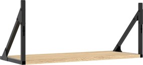 vidaXL Ράφια Τοίχου 2 τεμ. Sonoma Δρυς 60x25x25,5εκ Επεξεργασμένο Ξύλο