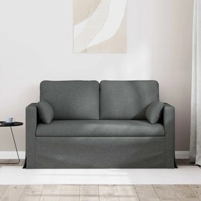 vidaXL Καναπές Σκούρο Γκρι