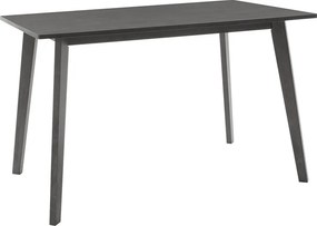 Tραπεζαρία Benson - Orlean pakoworld σετ 5τμχ rustic grey-ύφασμα γκρι 120x75x75εκ