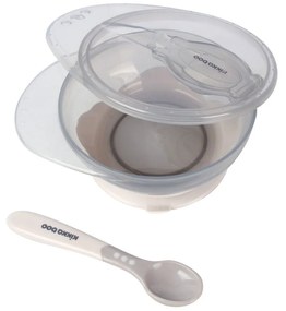Φαγητοδοχείο &amp; Κουτάλι 250ml Kikka Boo Beige