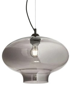 Φωτιστικό Οροφής Bistro Round120904 40x35,5/244,5cm 1xE27 60W Smoke Ideal Lux