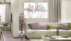 Πίνακας - Flamingoes Dance 90x60