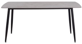 ΤΡΑΠΕΖΙ RAVEN HM18150.13 ΚΕΡΑΜΙΚΟ TOP ΜΕ ΟΨΗ ΓΚΡΙ ΜΑΡΜΑΡΟ 160x80x74Υεκ.