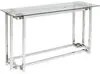 Κονσόλα Table Clara Silver 145x76 εκ. 145x48x76εκ - Ασημί