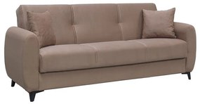 Καναπές DARIO Ύφασμα Καφέ Sofa:210x80x75 Bed:180x100cm