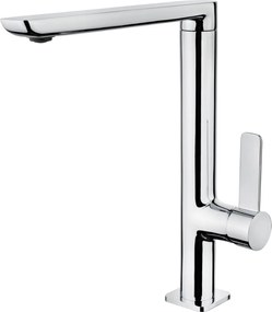 Μονή λαβή βρύση Teka FO 915 Ασημί Μέταλλο