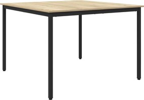 VidaXL Τραπεζαρίες 110 x 110 x 75 cm Επεξεργασμένο Ξύλο Sonoma Δρυς