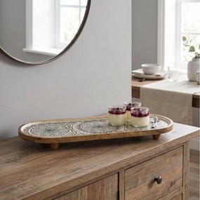 ΞΎΛΙΝΕΣ ΕΠΙΦΆΝΕΙΕΣ ΣΕΡΒΙΡΊΣΜΑΤΟΣ BLACK DUNE MANGO WOOD PRESENTATION PLATTER 50CM A1