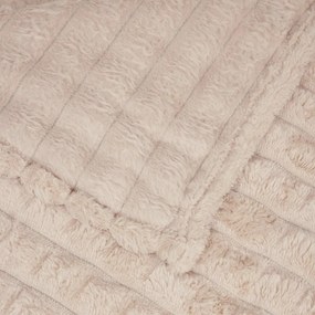 vidaXL Ριχτάρια 6 pcs Μπεζ 270 x 240 cm Μαλλί