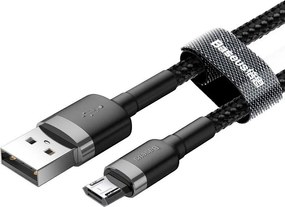 Baseus Cafule Micro USB cable 2.4A 1m (Gray + Black)
