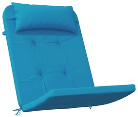 vidaXL Μαξιλάρια Καρέκλας Adirondack 2 τεμ. Γαλάζια από Ύφασμα Oxford