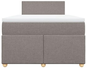 ΚΡΕΒΑΤΙ BOXSPRING ΜΕ ΣΤΡΩΜΑ TAUPE 120X200 ΕΚ. ΥΦΑΣΜΑΤΙΝΟ 3286644