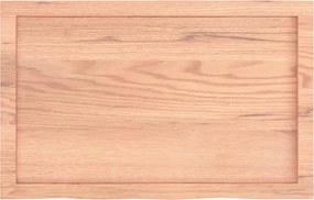 vidaXL Πάγκος Μπάνιου Αν. Καφέ 80x50x(2-6) εκ. Επεξεργ. Μασίφ Ξύλο