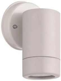 Σποτ Φωτιστικό Τοίχου DOWN Πλαστικό IP65 GU10 Eurolamp-145-82050-Λευκό 145-82050