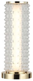 Φωτιστικό Επιτραπέζιο Irma 4294800 Φ18x44cm Led 1600lm 19W 3000K Clear-Gold