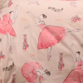 ΣΕΤ ΜΑΞΙΛΑΡΟΘΗΚΕΣ ΦΑΝΕΛΕΝΙΕΣ BALLET ECRU (53X72) WINTER LINE KIDS - MELINEN