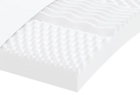 vidaXL Στρώμα Αφρού 7 Ζωνών Σκληρότητα 20 ILD Λευκό 140 x 190 εκ.