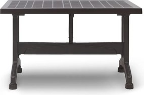 Τραπέζι πολυπροπυλενίου Callan Megapap χρώμα καφέ 120x70x73εκ.