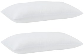 vidaXL Μαξιλάρια 2 pcs Λευκό 40 x 80 cm 85gsm 100% πολυεστέρας