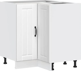 vidaXL Γωνιακό ντουλάπι βάσης κουζίνας "Lucca" Λευκό