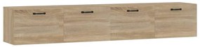 vidaXL Ντουλάπια Τοίχου 2 τεμ. Sonoma Δρυς 100x36,5x35 εκ. Επεξ. Ξύλο