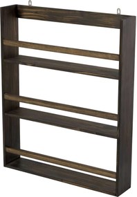 Ράφι Τοίχου Μαύρο CM 73x90x14