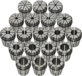 vidaXL Τσιμπίδια Collet Φρέζας Σετ 19 τεμ. ER32