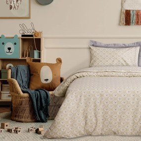 Σεντόνια Παιδικά 4979 (Σετ 3τμχ) Taupe Das Home Μονό 170x260cm 100% Βαμβάκι