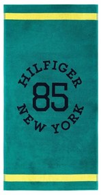 Πετσέτα Θαλάσσης Training Jungle Green Tommy Hilfiger Θαλάσσης 90x180cm 100% Cotton