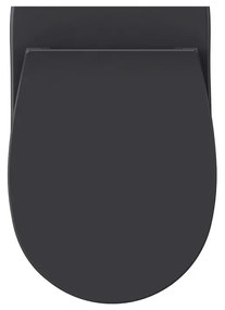 Bianco Ceramica MS38C-421 Anthracite Matt Κάλυμμα Βακελίτη Slim Soft Close MS38C-421