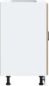 vidaXL Ντουλάπι βάσης νεροχύτη "Lucca" Sonoma Oak Engineered Wood