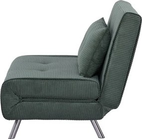 Πολυθρόνα κρεβάτι Nextdeco Berlin σκούρο πράσινο Υ92x100x91εκ.