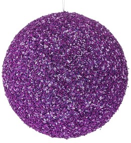 Μπάλα Polyfoam Μωβ Glitter 20εκ. iliadis 83550
