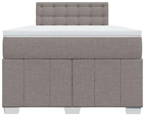 ΚΡΕΒΑΤΙ BOXSPRING ΜΕ ΣΤΡΩΜΑ TAUPE 120X200 ΕΚ. ΥΦΑΣΜΑΤΙΝΟ 3287053