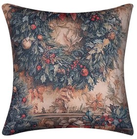 Χριστουγεννιάτικη Μαξιλαροθήκη (45x45) Silk Fashion ks2026-18