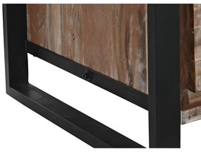 Τραπεζάκι Καφέ DKD Home Decor Μέταλλο ξύλο ακακίας (110 x 60 x 40 cm)