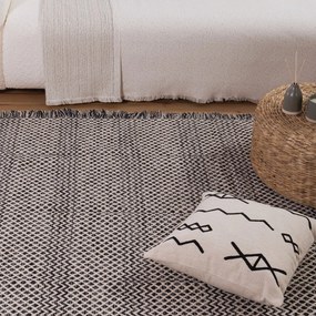 Χαλί All Season (140x200) Nef-Nef Homeware Athena Black