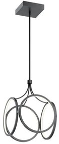 Κρεμαστό Φωτιστικό Οροφής LED 45W Ciri Quintiesse Elstead Lighting-QN-CIRI-P-MBK-Μαύρο QN-CIRI-P-MBK