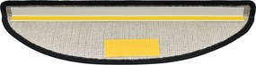 vidaXL Στρώματα σκάλας 15 τεμ. 56 x 17 x 3 cm Non-Slip Ανθρακί