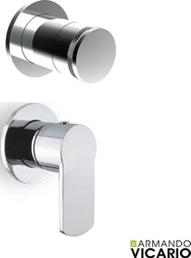 Armando Vicario Glam 34376 Chrome - Μίκτης εντοιχισμού 3 εξόδων