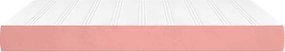 vidaXL Στρώμα με Pocket Springs 140 x 210 x 20 εκ. Ροζ